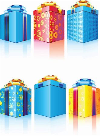 sharpner (artist) - gift box Stockbilder - Microstock & Abonnement, Bildnummer: 400-04692496