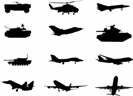 people icon military - Set on a military theme. Similar images can be found in my gallery. Stock Photo - Budget Royalty-Free & Subscription, Code: 400-04692982