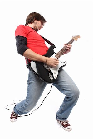 erdosain (artist) - Guitar player playing rock and roll Stock Photo - Budget Royalty-Free & Subscription, Code: 400-04693425