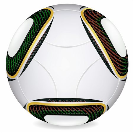 simsearch:400-05163820,k - Vector illustration of a soccer ball, Isolated on white Stock Photo - Budget Royalty-Free & Subscription, Code: 400-04693924