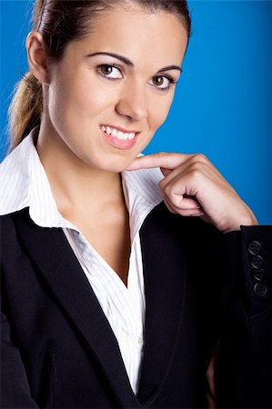 simsearch:400-04351235,k - Portrait of a beautiful and young businesswoman Foto de stock - Super Valor sin royalties y Suscripción, Código: 400-04704344