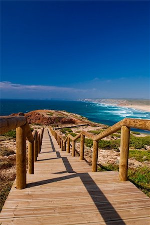 sagres - landscape picture of a beautiful european beach Stock Photo - Budget Royalty-Free & Subscription, Code: 400-04704360