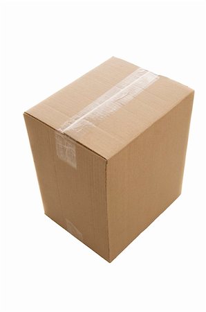 simsearch:400-06205380,k - Paper box. Isolated over white Foto de stock - Super Valor sin royalties y Suscripción, Código: 400-04704524