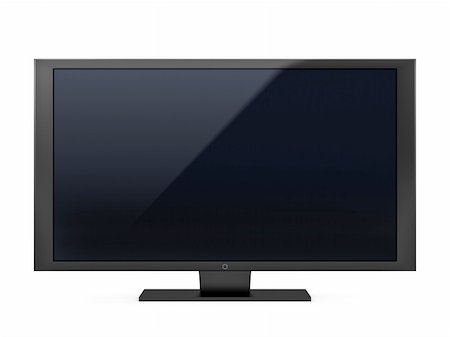 simsearch:400-05073201,k - isolated high end flat LCD television Foto de stock - Super Valor sin royalties y Suscripción, Código: 400-04705242