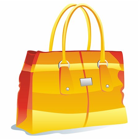 simsearch:400-04834360,k - fully editable vector illustration of isolated bag Fotografie stock - Microstock e Abbonamento, Codice: 400-04705527