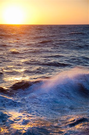 Stormy sea / Dawn / Waves and spray / vertical Stock Photo - Budget Royalty-Free & Subscription, Code: 400-04705879