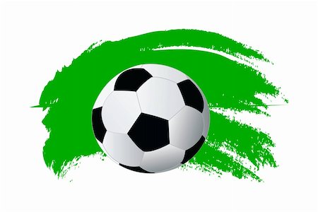 simsearch:400-05243274,k - soccer ball isolated on white background Fotografie stock - Microstock e Abbonamento, Codice: 400-04706165