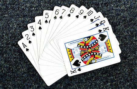 simsearch:400-04651363,k - sort of Poker card on dark background Photographie de stock - Aubaine LD & Abonnement, Code: 400-04706239