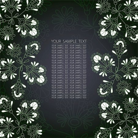 simsearch:400-04835543,k - flowers vector illustration Photographie de stock - Aubaine LD & Abonnement, Code: 400-04706672