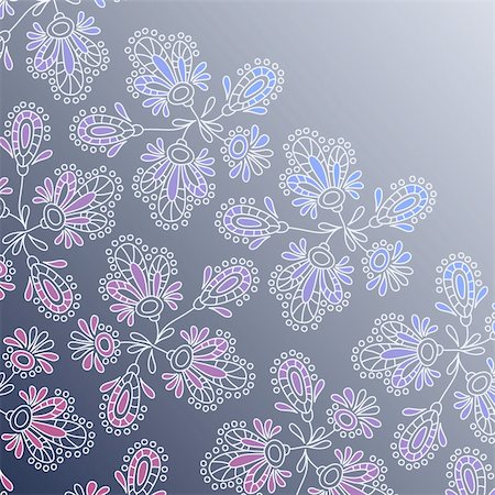 simsearch:400-05703046,k - flowers vector illustration Stockbilder - Microstock & Abonnement, Bildnummer: 400-04706685