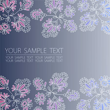 simsearch:400-05703046,k - flowers vector illustration Stockbilder - Microstock & Abonnement, Bildnummer: 400-04706687