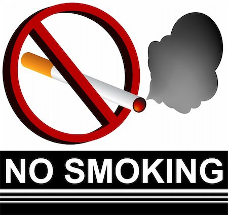 An image of a 3D no smoking sign. Stock Photo - Budget Royalty-Free & Subscription, Code: 400-04708929