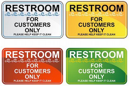 simsearch:400-04477233,k - An image of a restroom sign set. Stock Photo - Budget Royalty-Free & Subscription, Code: 400-04708921