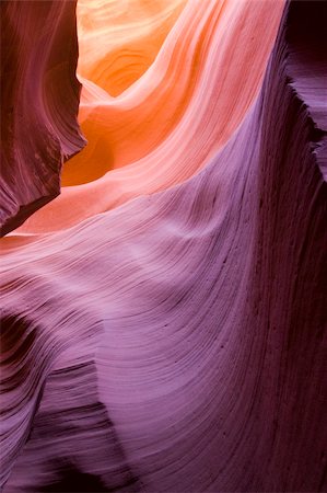 Beautiful rocks formations in Antelope Canyon in Arizona Photographie de stock - Aubaine LD & Abonnement, Code: 400-04709320