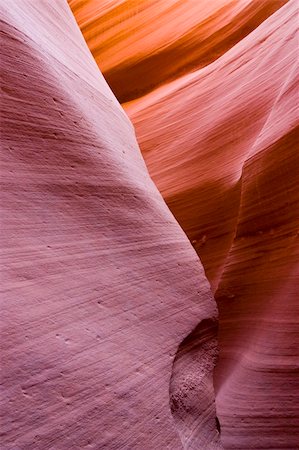 Beautiful rocks formations in Antelope Canyon in Arizona Photographie de stock - Aubaine LD & Abonnement, Code: 400-04709322