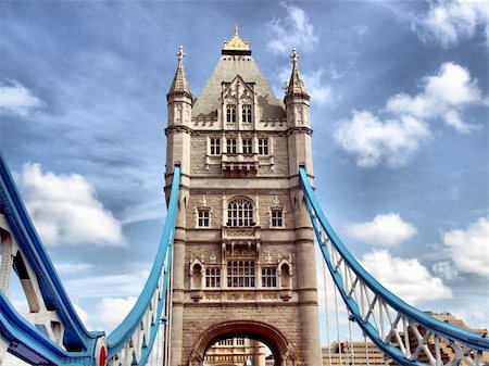 simsearch:400-04323461,k - Tower Bridge on River Thames, London, UK - high dynamic range HDR Stock Photo - Budget Royalty-Free & Subscription, Code: 400-04709866