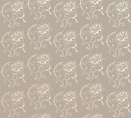 simsearch:400-05233461,k - illustration drawing of beautiful seamless flower pattern  background Photographie de stock - Aubaine LD & Abonnement, Code: 400-04700214