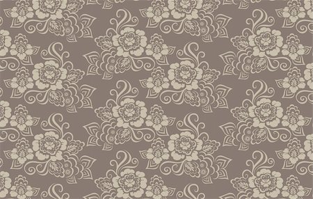 simsearch:400-05235275,k - illustration drawing of beautiful beige flower background Stock Photo - Budget Royalty-Free & Subscription, Code: 400-04700216