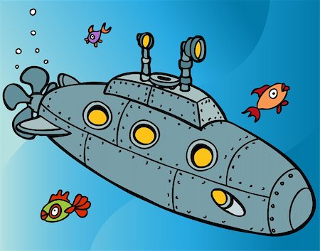 simsearch:400-06922670,k - An image of a submarine. Stock Photo - Budget Royalty-Free & Subscription, Code: 400-04700509