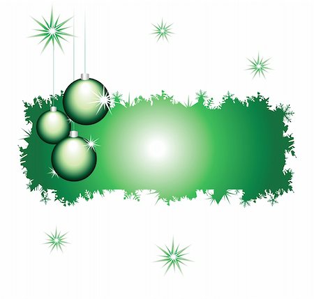 scrolled up paper - Celebratory framework decorated by New Year's glass spheres Stock Photo - Budget Royalty-Free & Subscription, Code: 400-04701146