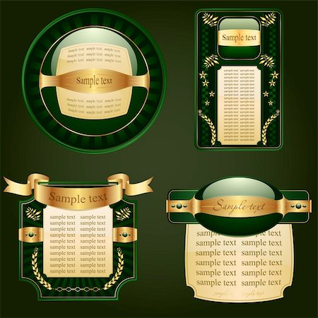 simsearch:400-05690619,k - Set of vector vintage labels Stock Photo - Budget Royalty-Free & Subscription, Code: 400-04701845