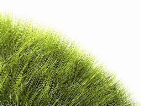 planet landscape - grass onto a part of sphere symbol of a green planet, angle of a page - 3d illustration Stock Photo - Budget Royalty-Free & Subscription, Code: 400-04701973