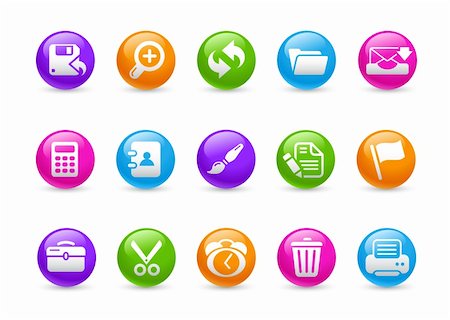 simsearch:400-07628509,k - Professional icons for your website or presentation.   -eps8 file format- Foto de stock - Royalty-Free Super Valor e Assinatura, Número: 400-04703091