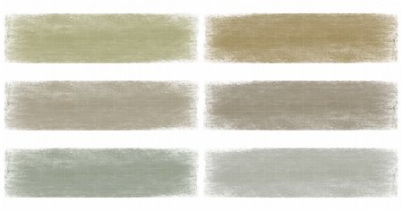 Neutral earth and grey faded grunge banner set isolated Photographie de stock - Aubaine LD & Abonnement, Code: 400-04714473