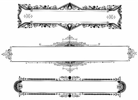 simsearch:400-04711057,k - Vector ornate frame set. Easy to change colors and edit. Stock Photo - Budget Royalty-Free & Subscription, Code: 400-04714510