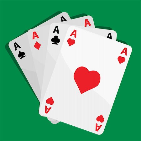 simsearch:400-07573978,k - vector illustration of play cards Photographie de stock - Aubaine LD & Abonnement, Code: 400-04715115