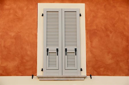 Unique Italian window shutter Stock Photo - Budget Royalty-Free & Subscription, Code: 400-04715194