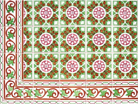 simsearch:400-05254814,k - Ornamental old typical tiles from Portugal. Stock Photo - Budget Royalty-Free & Subscription, Code: 400-04715612