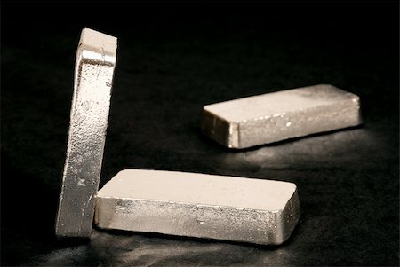 simsearch:400-04715746,k - Three 1 kilogram 999 silver bars Stock Photo - Budget Royalty-Free & Subscription, Code: 400-04715745