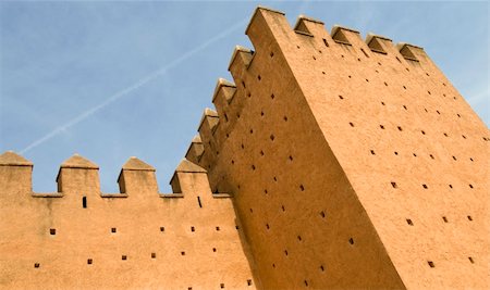 simsearch:400-04518981,k - Detail of the famous red fortified walls of Rabat - Best of Morocco Photographie de stock - Aubaine LD & Abonnement, Code: 400-04715753