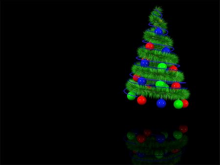 simsearch:400-04754736,k - abstract spiral christmas tree with decoration. 3d Photographie de stock - Aubaine LD & Abonnement, Code: 400-04715927