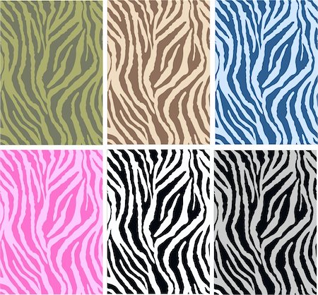 simsearch:400-04815752,k - seamless animal pattern in six different colour combinations Stock Photo - Budget Royalty-Free & Subscription, Code: 400-04715947