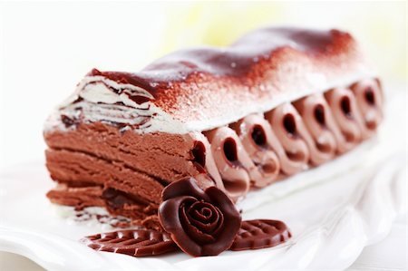 simsearch:400-04415230,k - Chocolate ice cream as dessert Photographie de stock - Aubaine LD & Abonnement, Code: 400-04716609