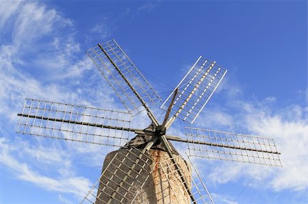 simsearch:400-04709015,k - Salt windmill traditional Formentera Ibiza Balearic islands Stockbilder - Microstock & Abonnement, Bildnummer: 400-04717278