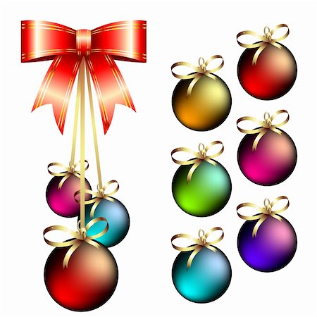 simsearch:400-04268776,k - christmas decoration, this  illustration may be useful  as designer work Stock Photo - Budget Royalty-Free & Subscription, Code: 400-04717439