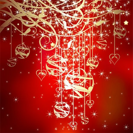 simsearch:400-04662536,k - christmas background, this  illustration may be useful  as designer work Photographie de stock - Aubaine LD & Abonnement, Code: 400-04717432