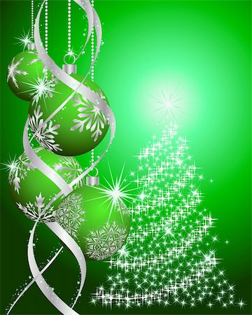 simsearch:400-04307541,k - Beautiful vector Christmas (New Year) background for design use Stock Photo - Budget Royalty-Free & Subscription, Code: 400-04717731