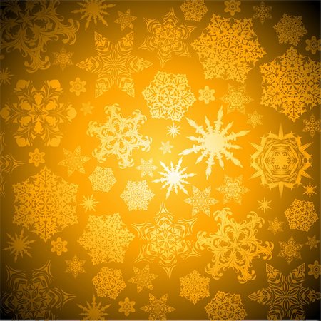 christmas snowflakes background, this  illustration may be useful  as designer work Stock Photo - Budget Royalty-Free & Subscription, Code: 400-04718034