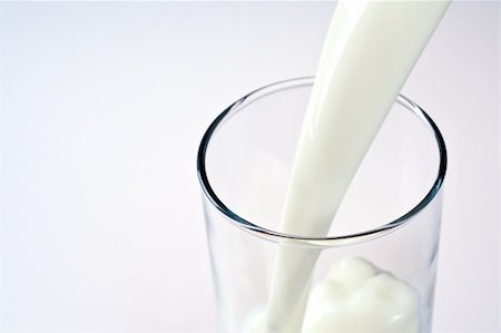 glass of milk with a bottle Stock Photo - Budget Royalty-Free & Subscription, Code: 400-04718291