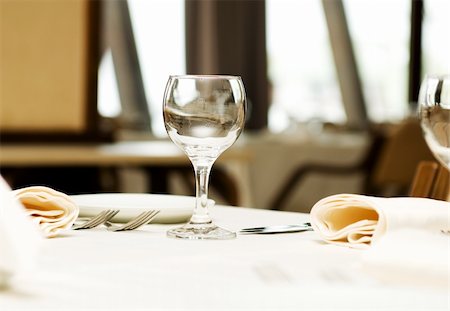 Wine glasses on the table - shallow depth of field Stock Photo - Budget Royalty-Free & Subscription, Code: 400-04718594