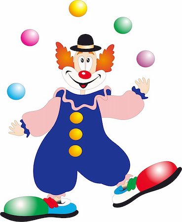 Clown vector. To see similar, please VISIT MY PORTFOLIO Stock Photo - Budget Royalty-Free & Subscription, Code: 400-04718924