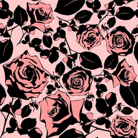simsearch:400-05268518,k - seamless floral texture, this  illustration may be useful  as designer work Stock Photo - Budget Royalty-Free & Subscription, Code: 400-04719096
