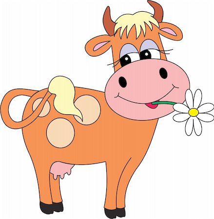 ranch cartoon - Bull vector. To see similar, please VISIT MY PORTFOLIO Stock Photo - Budget Royalty-Free & Subscription, Code: 400-04719219
