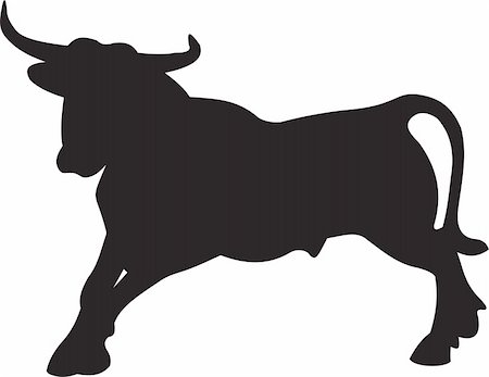 Bull vector. To see similar, please VISIT MY PORTFOLIO Stock Photo - Budget Royalty-Free & Subscription, Code: 400-04719211