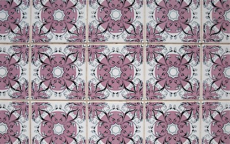 simsearch:400-05254814,k - Old traditional portuguese dacade tiles background. Stock Photo - Budget Royalty-Free & Subscription, Code: 400-04719300