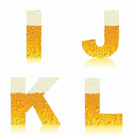 food lettering fonts - alphabet beer, this  illustration may be useful  as designer work Stock Photo - Budget Royalty-Free & Subscription, Code: 400-04719328